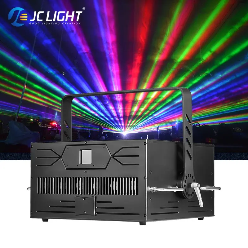 กันน้ำระบบการแสดงเลเซอร์ RGB แสงเลเซอร์30 W 3D ภาพเคลื่อนไหว LAZER โปรเจคเตอร์กลางแจ้ง30วัตต์