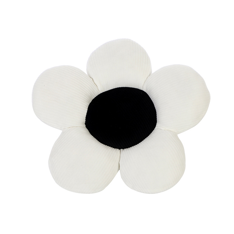 White floral headrest