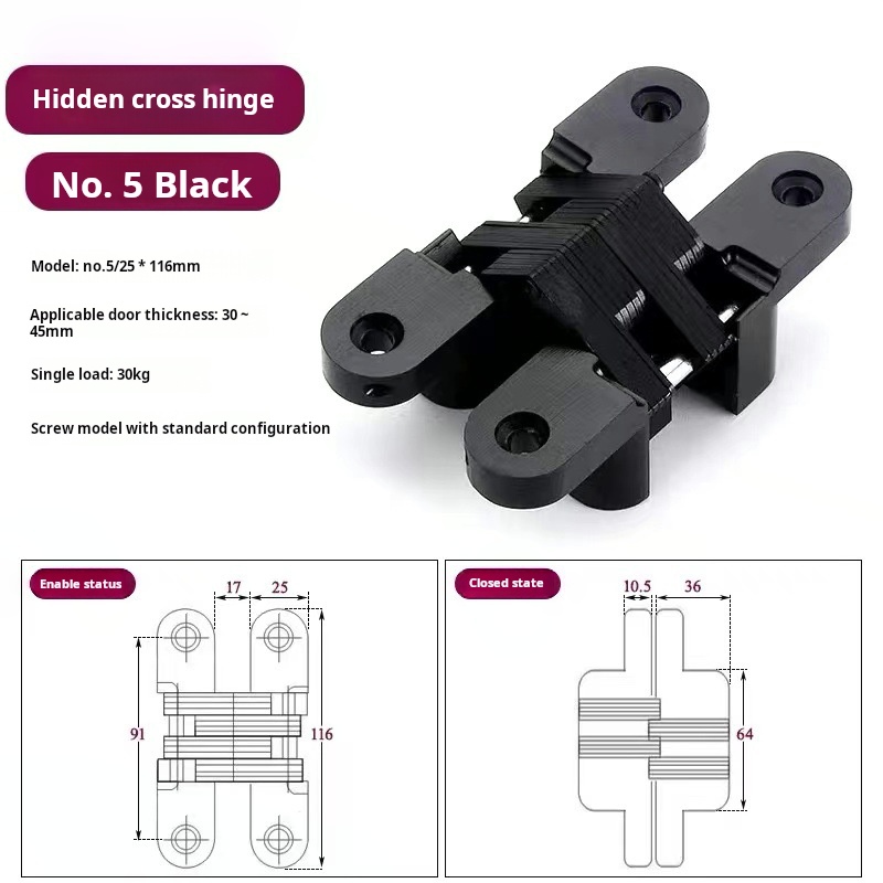 No.5-25X118mm/black