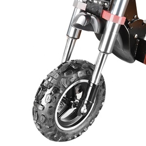 Nuevo ejemplo, de 11 pulgadas único brazo basculante, neumático ancho de doble transmisión, 70km H Power, patinete eléctrico rápido para adultos para todoterreno de dos ruedas - Product Image 4