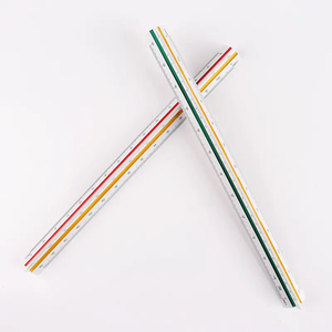 Mimarlar için mimari ölçekli cetvel alüminyum mimar ölçekli üçgen ölçekli cetvel Draftsman öğrenciler ve mühendisler - Product Image 2
