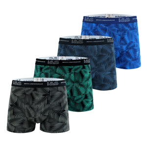 बेहतर गुणवत्ता वाले पुरुषों के बहु-रंग लुभावनी पुष्प बुना अंडरवियर बॉक्सर फूलों के पैटर्न के साथ शॉर्ट्स - Product Image 1