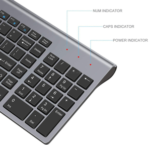 Combinación de teclado y ratón para juegos silenciosos normales multimedia inalámbricos USB personalizados de fábrica a la venta - Product Image 5