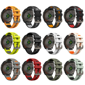 สายรัดขนาด26มม. 22มม. สำหรับ Garmin D2 Bravo/Charli/delta PX สำหรับ Garmin D2 delta/mach 1สร้อยข้อมือซิลิโคนแนวสปอร์ต - Product Image 4