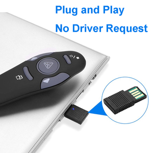 Clicker Laser per presentazioni Powerpoint Clicker puntatore Wireless Powerpoint presentatore per la presentazione PPT telecomando - Product Image 3