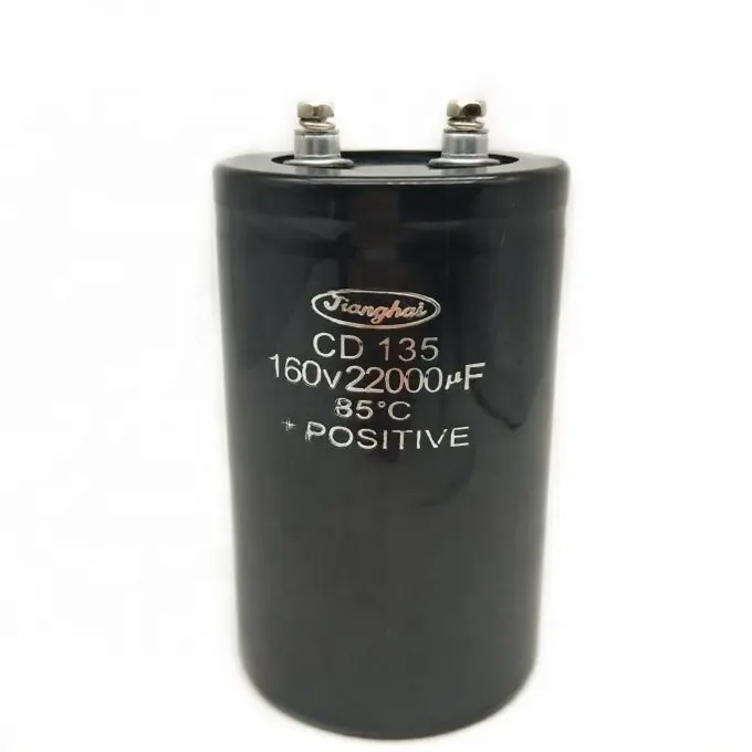 High quality big capacitor CD135 Screw Terminal Aluminium Electrolytic Capacitor 160V 22000UF