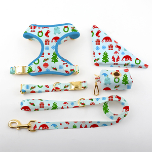 Cetak Natal Harness anjing reversibel berjalan desainer terbaik Harness hewan peliharaan untuk Ekstra Kecil Sedang besar XL anjing Plus anjing kecil - Product Image 3