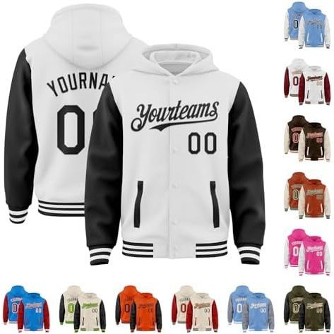 White and Blackblack Letters