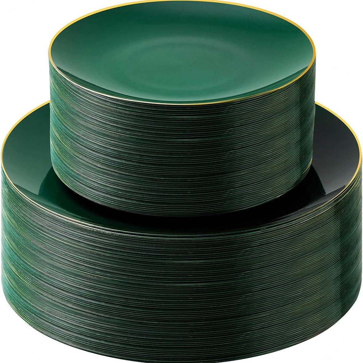 Vert avec la jante d'or