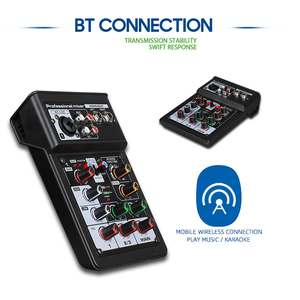 Sistema de consola mezcladora estéreo Digital BT de 3 canales, efecto de escena DSP, función OTG, mezclador de entrada XLR RCA, mezcladores de tarjetas de sonido de Audio - Product Image 4