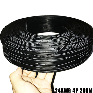 24AWG özel yumuşak silikon kablo 4Pin siyah artı beyaz not şerit silikon tel 60C 200C 4 çekirdek 0.2 kare kablo - Product Image 2