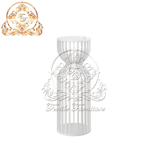 White Pvc/Acrylic Dining Used Wedding Decoration Flower Stand for Wedding and Event