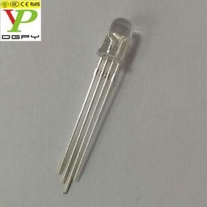 Fabrik 5mm runde 4 Beine LED RGB Diode ultra hoch helle gemeinsame Anode gemeinsame Kathode mit wasser klarer Linse Milch diffuse Linse - Product Image 2