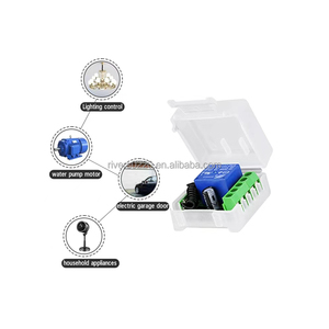 LED için will DC12V 315/433mhz uzaktan alıcı kontrol anahtarı ekli uzaktan kumanda ile 86 2 düğmeli panel yazın - Product Image 2