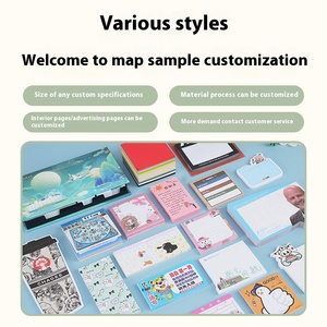 <strong>Custom</strong> <strong>Sticky</strong> <strong>Notes</strong> With Back Card Shaped Cartoon Non Adhesive <strong>Sticky</strong> <strong>Sticky</strong> <strong>Notes</strong> <strong>Printed</strong> Cover And Back Cover