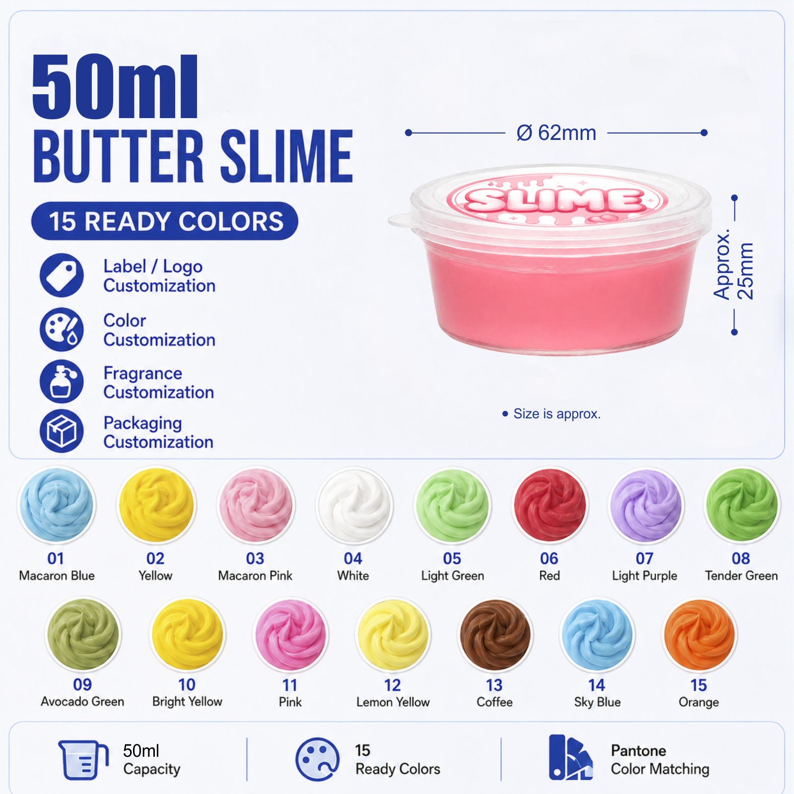 50 ml di burro per slime