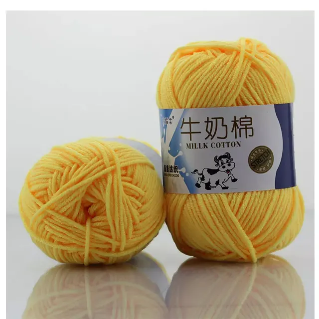 Customization 91 Colour 5 Strand 65g Acrylic Soft Worsted Knitting Milk Cotton Yarn Crochet For Baby