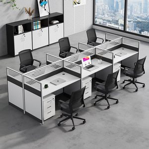 EKL semplice ed elegante Workstation per 6 persone durevole facile da montare postazione di lavoro per Computer stand ad alta quantità prezzo - Product Image 2