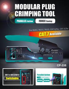 Набор инструментов для установки PK-2635 сети pro'skit для сетевого fibertest Home-Network-Solution с Cat 5/6/7 - Product Image 4