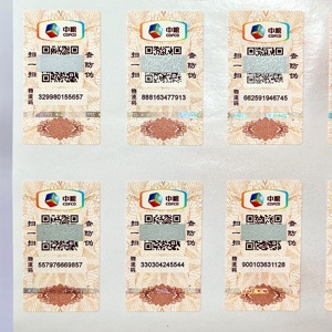 Waterproof Square QR <strong>Code</strong> Sticker with Custom Anti-Counterfeiting Printing - Product Image 5