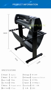 Window Tint <span class=keywords><strong>Plotter</strong></span> Cutter Vinyl Cắt <span class=keywords><strong>Plotter</strong></span> Máy <span class=keywords><strong>Signkey</strong></span> Vinyl Thăng Hoa <span class=keywords><strong>Plotter</strong></span> Hỗ Trợ Đường Viền Cắt Laser 10-500 Gam - Product Image 4