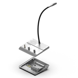 Sistema de intercomunicación de ventana con cable bidireccional para hoteles, centros médicos, oficina con altavoz de micrófono de banco, para escuelas, Walkie Talkies