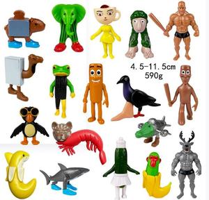 Phim hoạt hình 3D in tung tung tung sahur brainrot gỗ Stick hình giả mạo của cổ điển của figurine Móc chìa khóa đồ chơi - Product Image 3