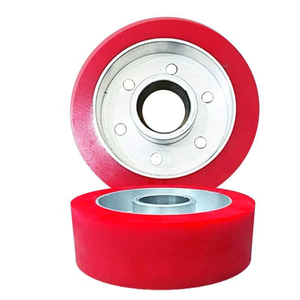 Tùy chỉnh PU AGV thiết bị đi Bộ bánh xe hoạt động con lăn rgv hướng dẫn bánh xe ổ đĩa cao su Con lăn xe nâng xử lý bánh xe chịu lực - Product Image 2