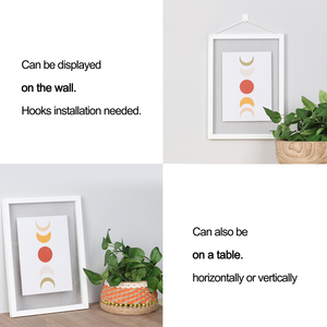 Minimalist <strong>Thin</strong> Edge Solid Wood Gallery Simple <strong>Frame</strong> Floating Wood Picture <strong>Frame</strong> - Product Image 3