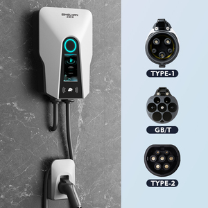 شاحن ev 7.4kw شاشة السيارة الكهربائية نسخة تشغيل رزم شحن شاحن كهربائي نوع العمود - Product Image 2