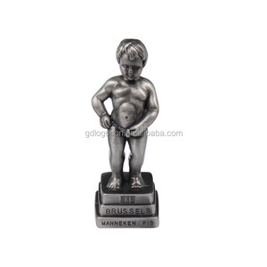 Brussels Manneken Pis 3D Kim Loại Trang Trí Bỉ Lưu Niệm Peeing Boy Tượng - Product Image 4