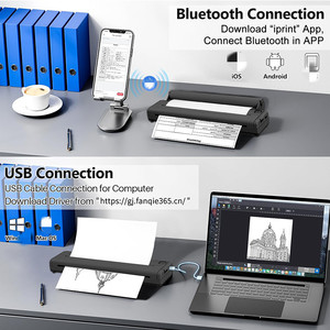 BT a4 termal yazıcı ile sıcak satış ofis toplantı sözleşmeleri X8 yazıcı makinesi a4 kağıt taşınabilir baskı - Product Image 5