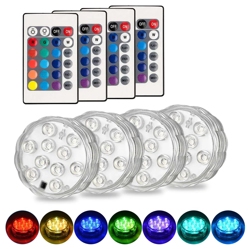 Bn luz de led flutuante para piscina, luz ip 68 para piscina, sem fio à prova d' água, flutuante