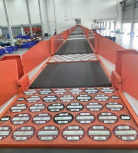 Smistatore sistemi di trasporto a rulli automatizzati magazzino utilizzano espresso e-commerce DWS con smistatore pacchi smistatore - Product Image 4