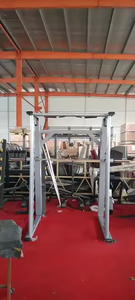 ציוד כושר באיכות גבוהה משולב מכונת smith מתלה סקוואט מתלה רב תפקודית