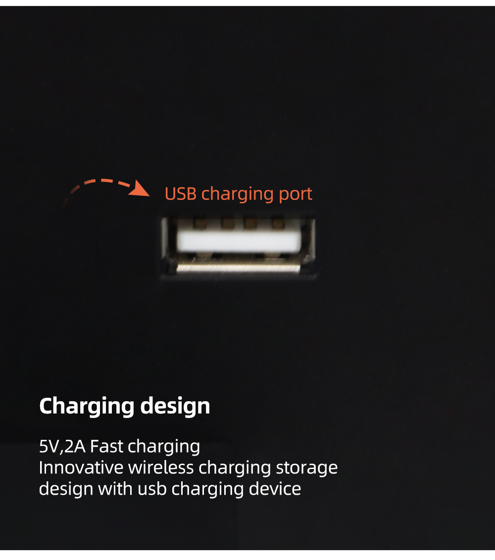 Wireless Charger Wall Light USB Back Lighting Wall Lamp Industrial lamp Loft 90-260V Bedside Reading Charging Book Lamp