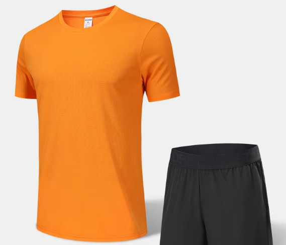 Orange T-shirt Shorts