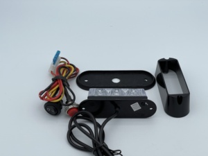 9W Mini LED çakarlı lamba 3-LED yüzey montaj acil kırmızı uyarı mangal lambası 12V/24V yanıp sönen fonksiyonu - Product Image 6