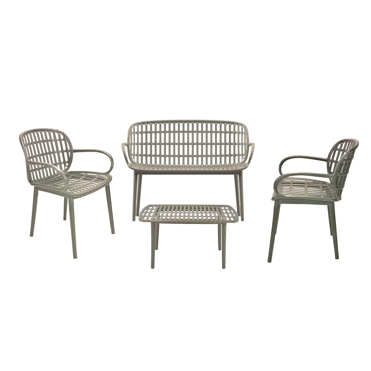 Italiano Excelente Qualidade Sun Weather Resistant Outdoor Furniture Garden Set Para uso ao ar livre Mesas ao ar livre e cadeira de jantar