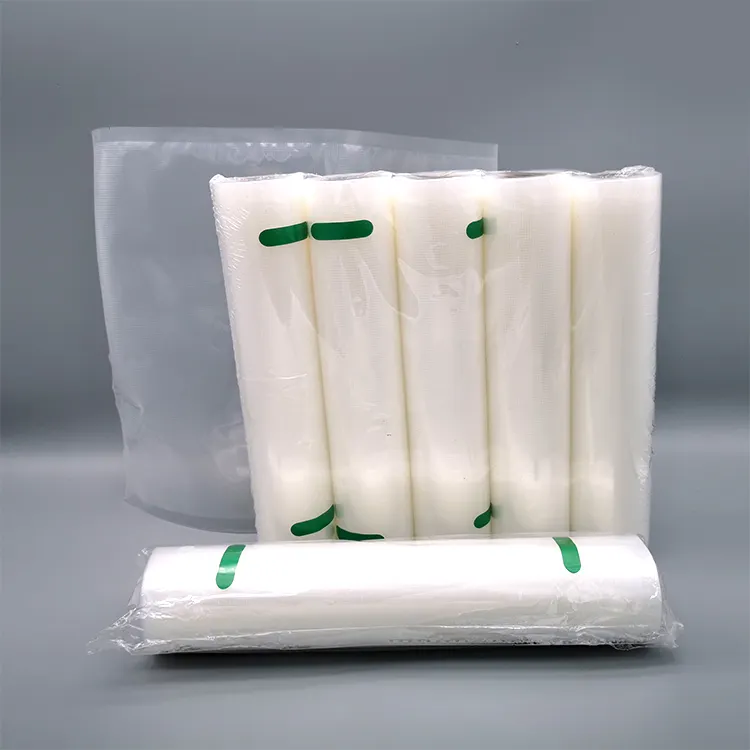 जमे हुए भोजन वैक्यूम बैग रोल उभरा वैक्यूम मुहर बैग मांस फल खाद्य भंडारण पुन: प्रयोज्य bpa मुक्त हवा वैक्यूम वाल्व जिपर बैग