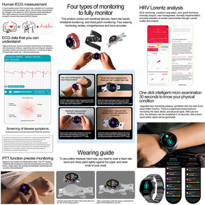 Fabrik Großhandel Ip68 Wasserdicht Ecg Ppg Herzfrequenz Körper temperatur Antwort Telefon Anruf Medizinische Gesundheit Smart Watch Smartwatch