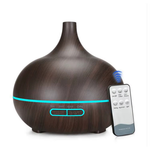 Umidificatore per olio essenziale da 500ml di legno diffusore di nebulizzatore elettrico ad ultrasuoni