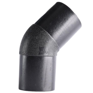 Factory Offer ANSI/GB PE Pipe <strong>Fitting</strong> <strong>Butt</strong> <strong>fusion</strong> <strong>HDPE</strong> 45 Degree <strong>Elbow</strong>