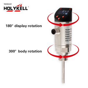 Holykell OLED <strong>Display</strong> 4-20mA NPN PNP Output PT100 Temperature <strong>Sensor</strong> Switch for Pipeline <strong>System</strong> Supervision - Product Image 5