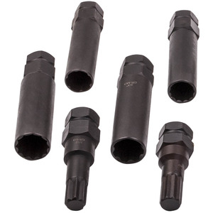 MaXpeedingrods Khóa <span class=keywords><strong>Lug</strong></span> <span class=keywords><strong>Nut</strong></span> Master <span class=keywords><strong>Key</strong></span> Bộ Bánh Lốp <span class=keywords><strong>Lug</strong></span> Loại Bỏ Ổ Cắm Công Cụ Kit 16 Pcs Hex 12-Spline <span class=keywords><strong>8</strong></span>-Điểm - Product Image 4