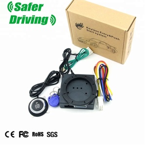 Sistema de alarma de coche de fácil instalación unidireccional Manual con botón de arranque y parada del motor Sistema de alarma de coche Ce DC 12V OEM Universal - Product Image 6