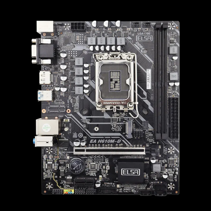 Nuovissima scheda madre Desktop H610M H610M-D D4 LGA 1700 DDR4 adatta per la dodicesima generazione