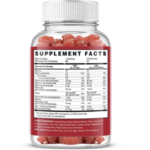 อาหารเสริมธาตุเหล็กสำหรับผู้หญิงและผู้ชาย gummies วิตามินซีเสริมเลือดด้วยวิตามินซี B6 B12สังกะสีสำหรับเด็กและผู้ใหญ่ - Product Image 5