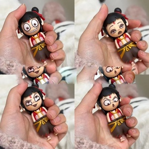 Z <span class=keywords><strong>Ne</strong></span> Zha 2 Kinder Sport & Unterhaltung Sea Toy Heiße neue Gesichts wechsel Anhänger Display Spaß Geschenk Figur Puppe Schlüssel bund - Product Image 1