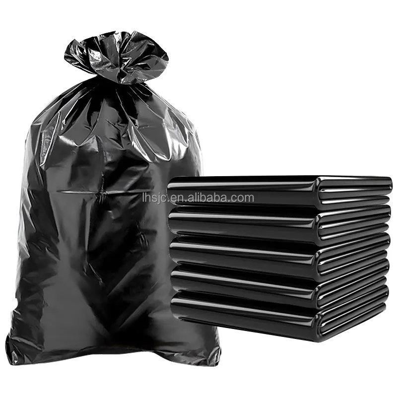 Özelleştirme büyük çöp torbası plastik büyük HDPE çöp torbaları